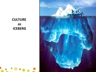 CULTURE  as ICEBERG 