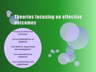 focus on effective outcomes