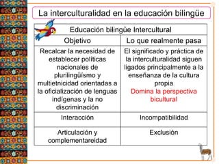 Interculturalidad en la educación