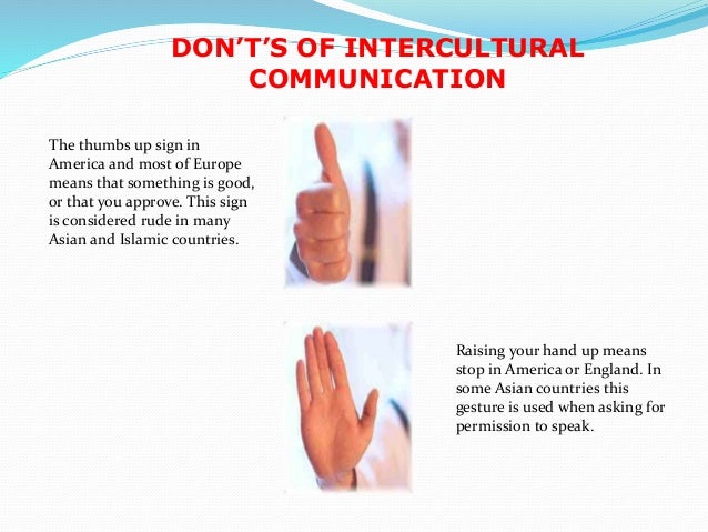 Intercultural non verbal communication influence diagrams approach 