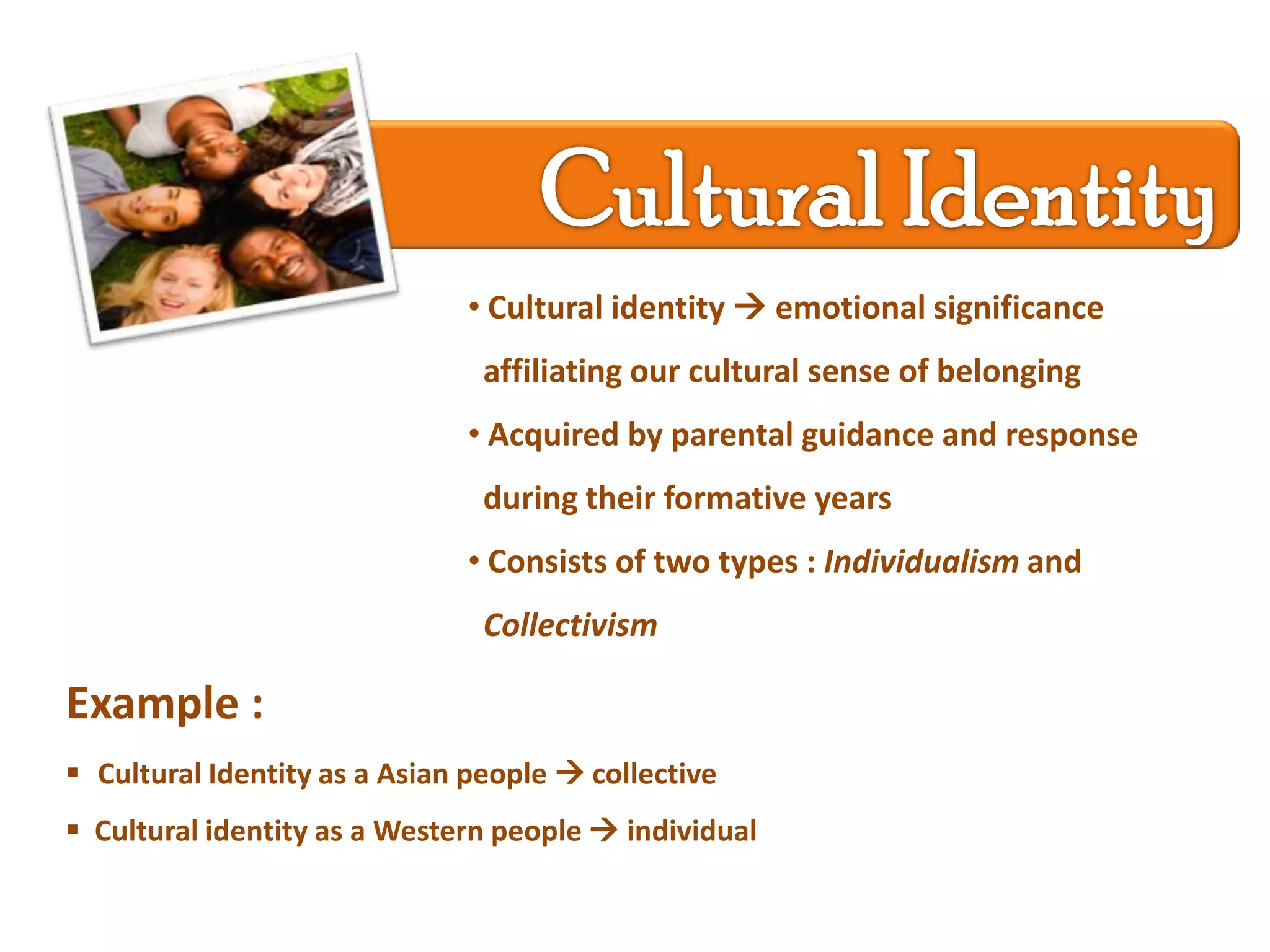  Our reflective views of ourselves 