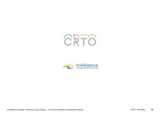 © InAlliance Consulting, a NeoFocus Group company – Tous droits de diffusion et reproduction réservés CRTO - 20161005 33
 