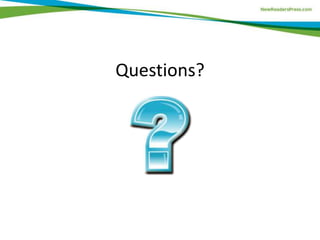 Questions?
 
