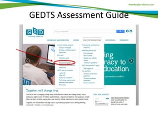 GEDTS Assessment Guide
 