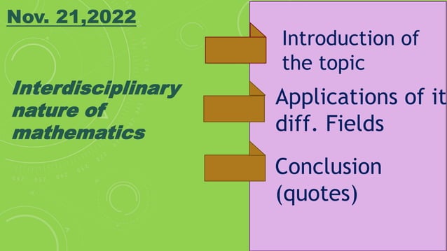 interdisciplinary nature of maths.pptx