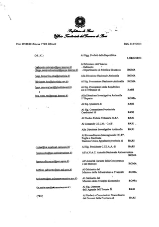 Interdittiva antimafia alla Società Avvenire
