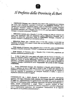 Interdittiva antimafia alla Società Avvenire