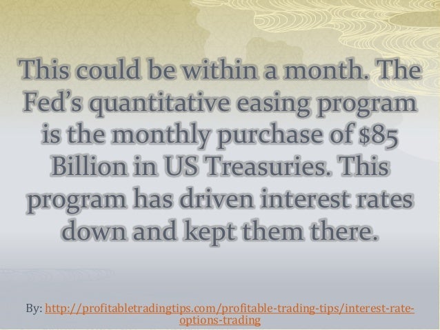 Interest rate options trading