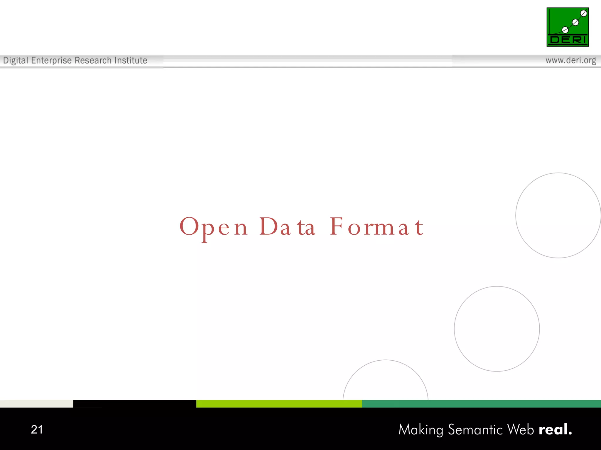 Open Data Format 
