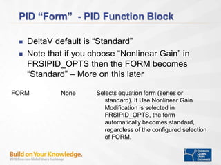 Interesting and Useful Features of the DeltaV PID, Ratio and Bias/Gain ...