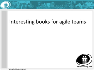 Interesting books for agile teams 