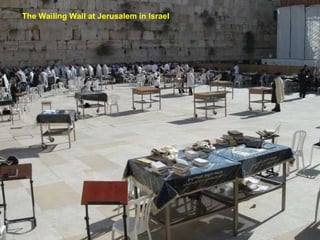 The Wailing Wall at Jerusalem in Israel 