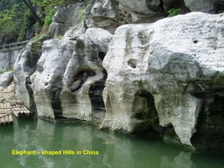 Elephant – shaped Hills in China 