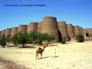 Fort Derawar at Cholistan in Pakistan 