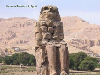 Memnon  Colossus   in   Egypt 