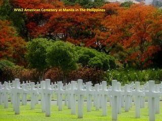 WW2 American Cemetery at Manila in The Philippines
 