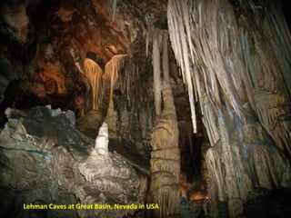 Lehman Caves at Great Basin, Nevada in USA
 