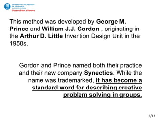 Interesting Content Synectics Gordon Little s Method PDF