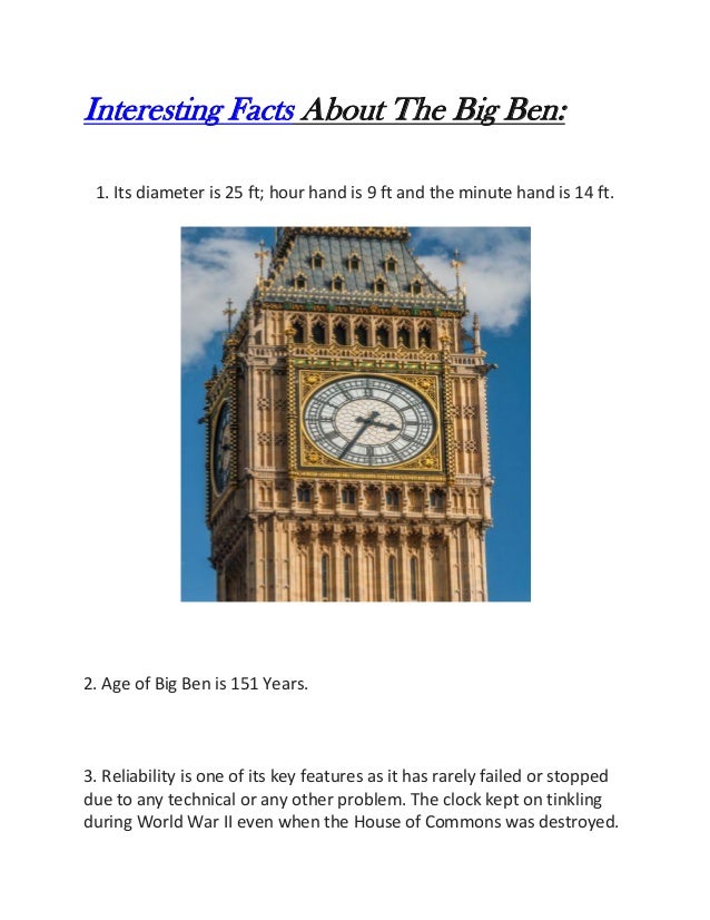 things about big ben things about big ben