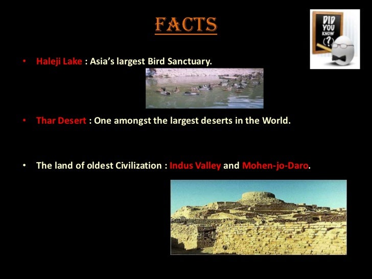 Interesting facts of pakistan