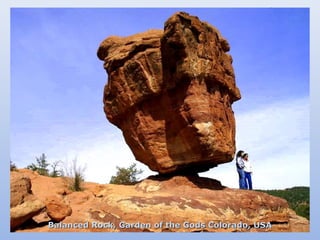 Balanced Rock, Garden of the Gods Colorado, USA
 