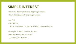Interest rate | PPTX