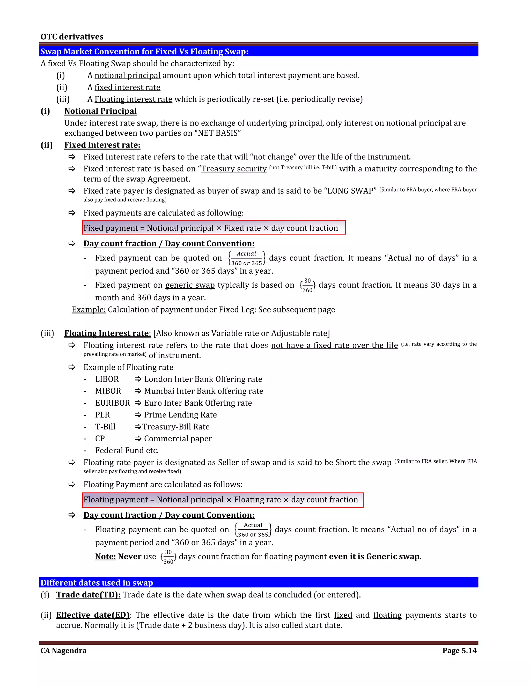 Interest rate swap | PDF