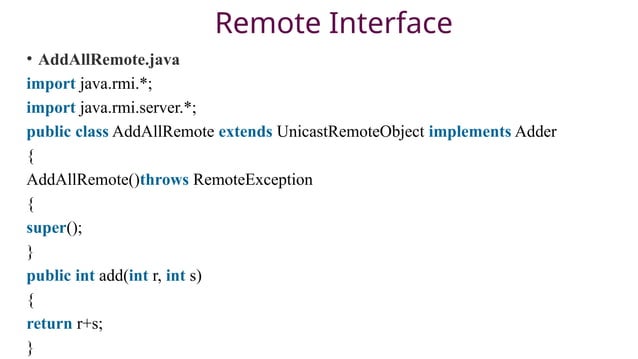 interface in java explained in detailed form | PPT