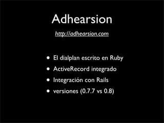 Interface de Voz con Rails