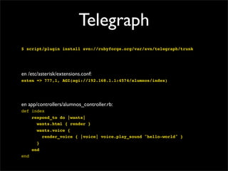 Interface de Voz con Rails