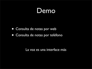 Interface de Voz con Rails