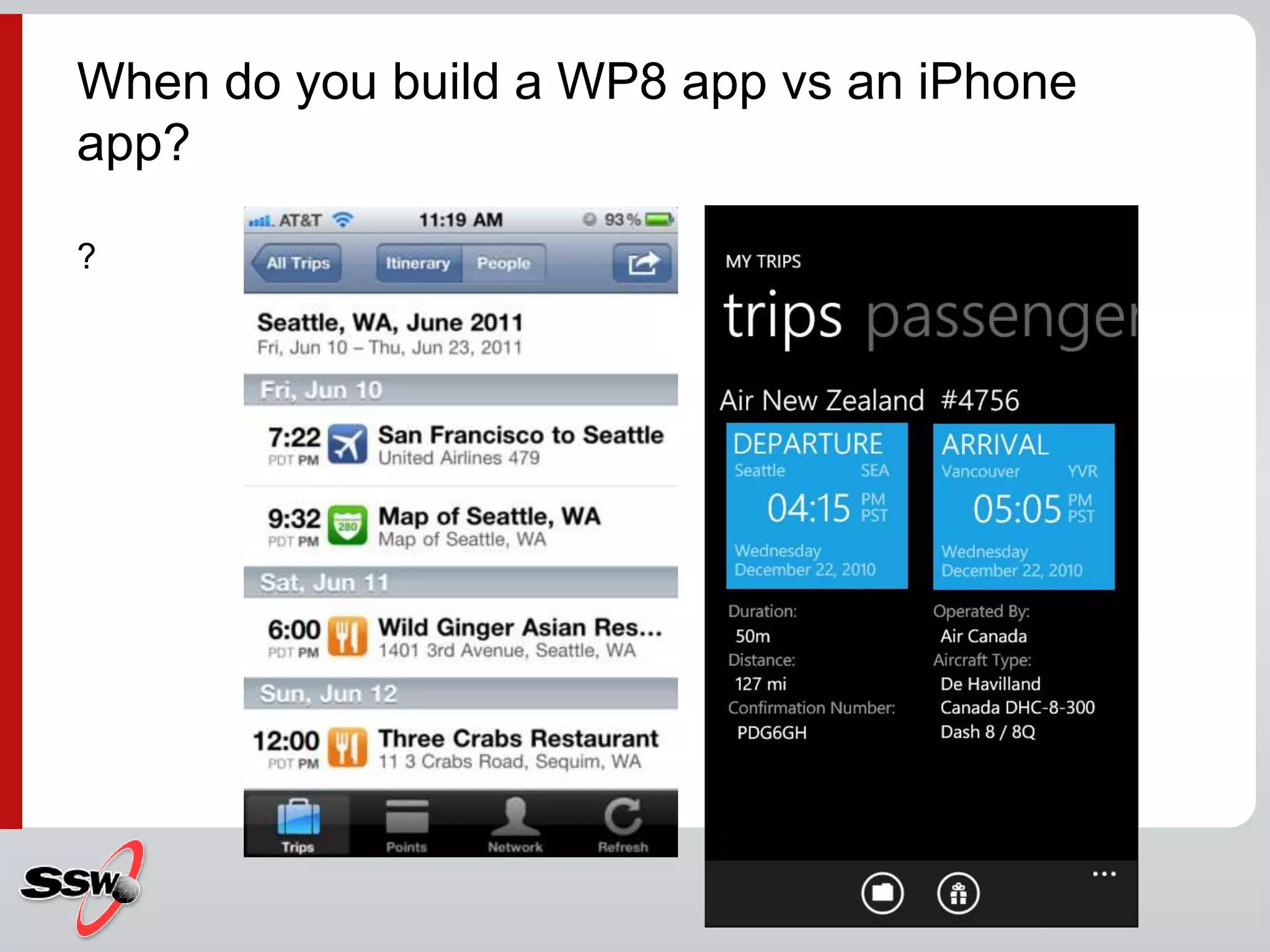 ?
When do you build a WP8 app vs an iPhone
app?
 