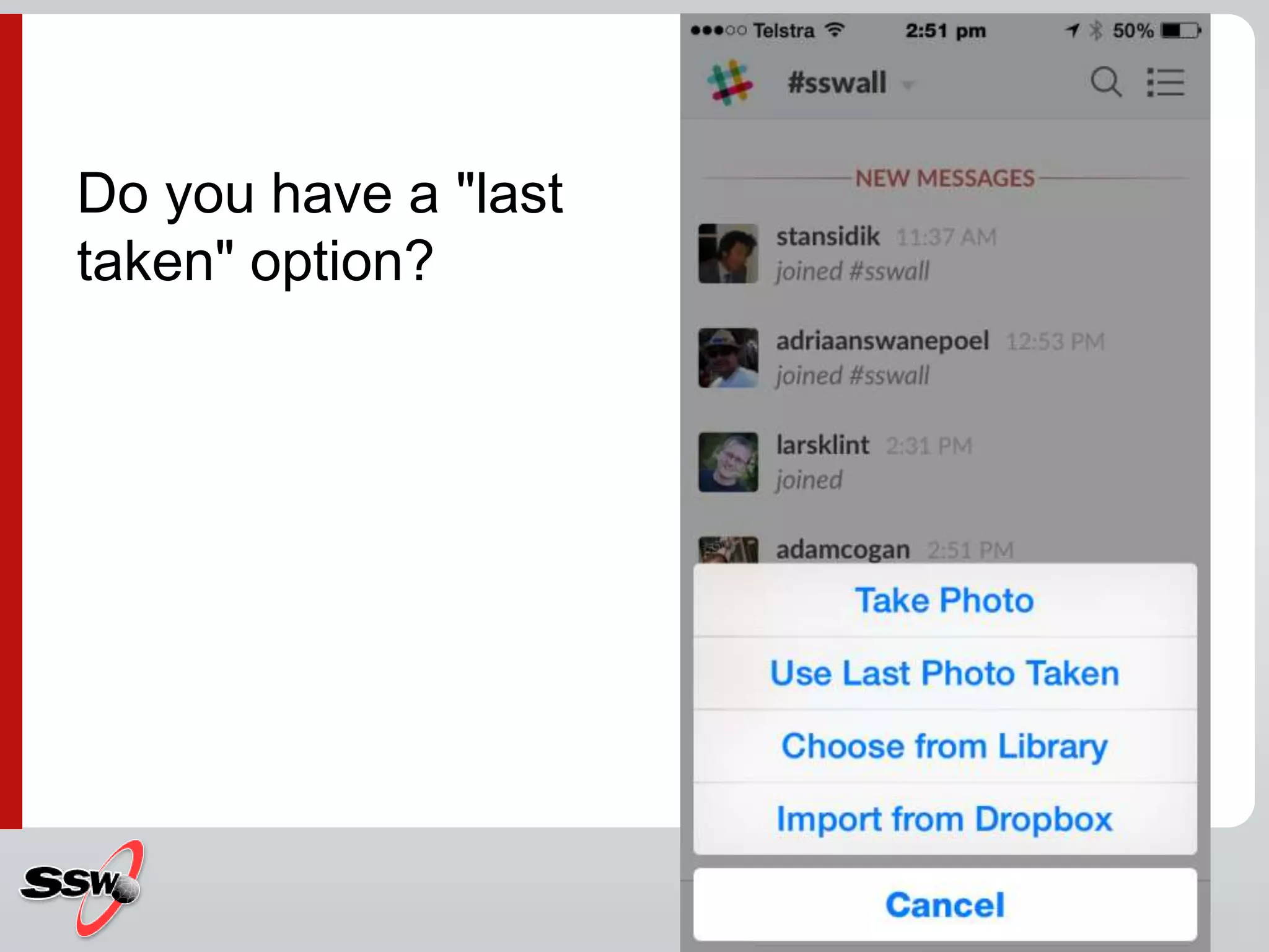 Do you have a "last
taken" option?
 