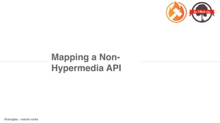 @dunglas - vulcain.rocks
Mapping a Non-Hypermedia API
# openapi.yaml
openapi: 3.0.0
# ...
paths:
  '/books/{id}':
    get:...