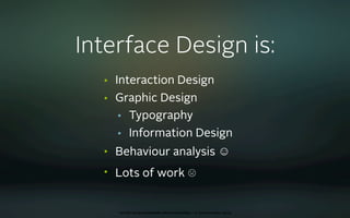 Interface Design Basics (english)