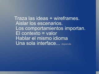 Los comportamientos importan. 