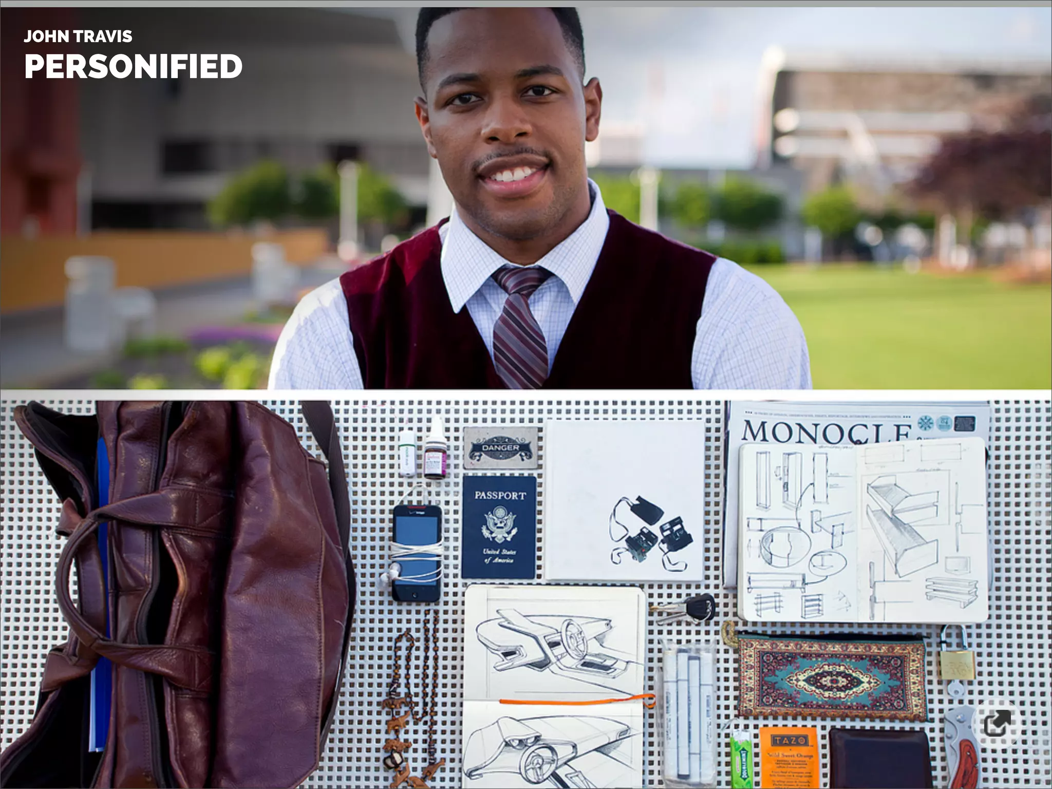 JOHN TRAVIS
PERSONIFIED
 