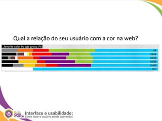 Qual a relação do seu usuário com a cor na web?