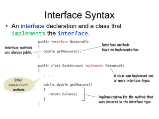 Logic and Coding of Java Interfaces & Swing Applications | PPT