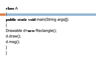 Interface in java | PPT
