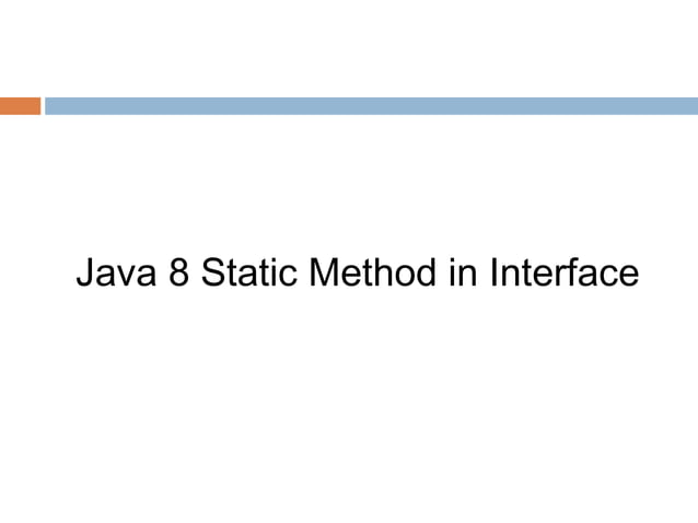 Interface in java | PPT