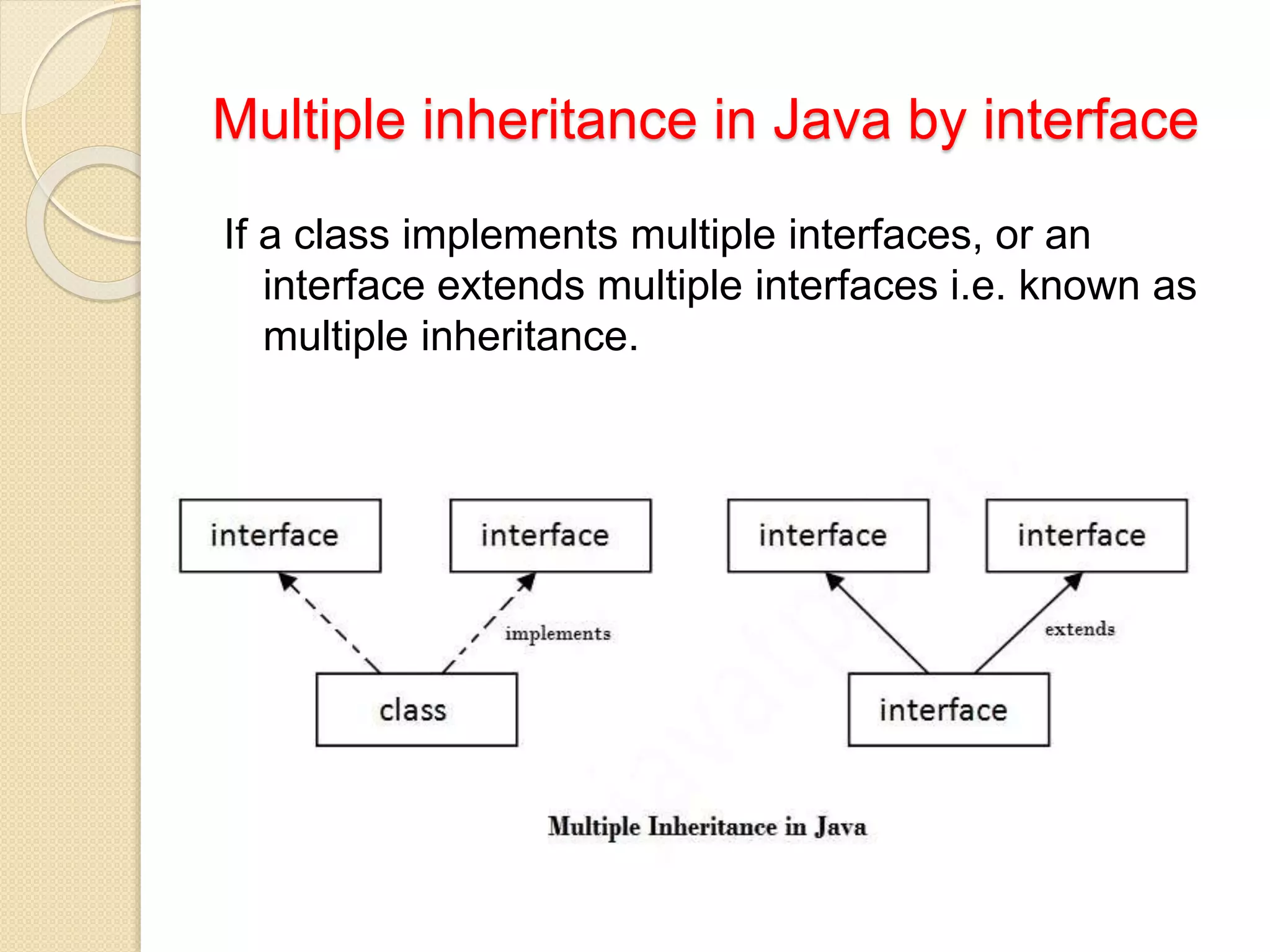 Interface in java | PPTX