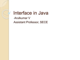 Interface in java | PPT