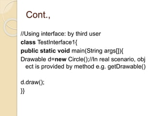 Interface in java | PPT