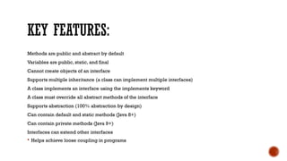 Comprehensive Guide to Java Interfaces: Concepts, Syntax, and ...