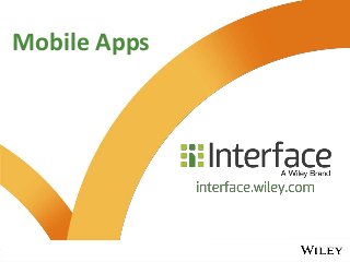 Mobile Apps
 