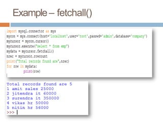 Interface Python with MySQL connectivity.pptx