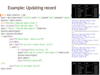 Interface Python with MySQL connectivity.pptx