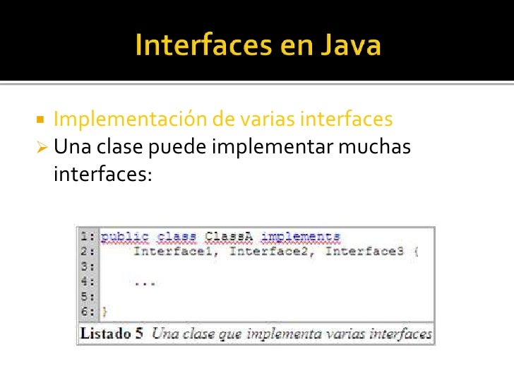 Interfaces en Java