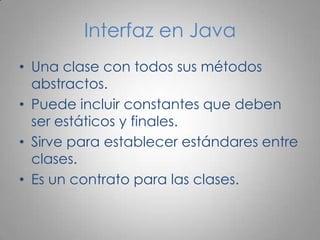 Interfaces en Java | PPT
